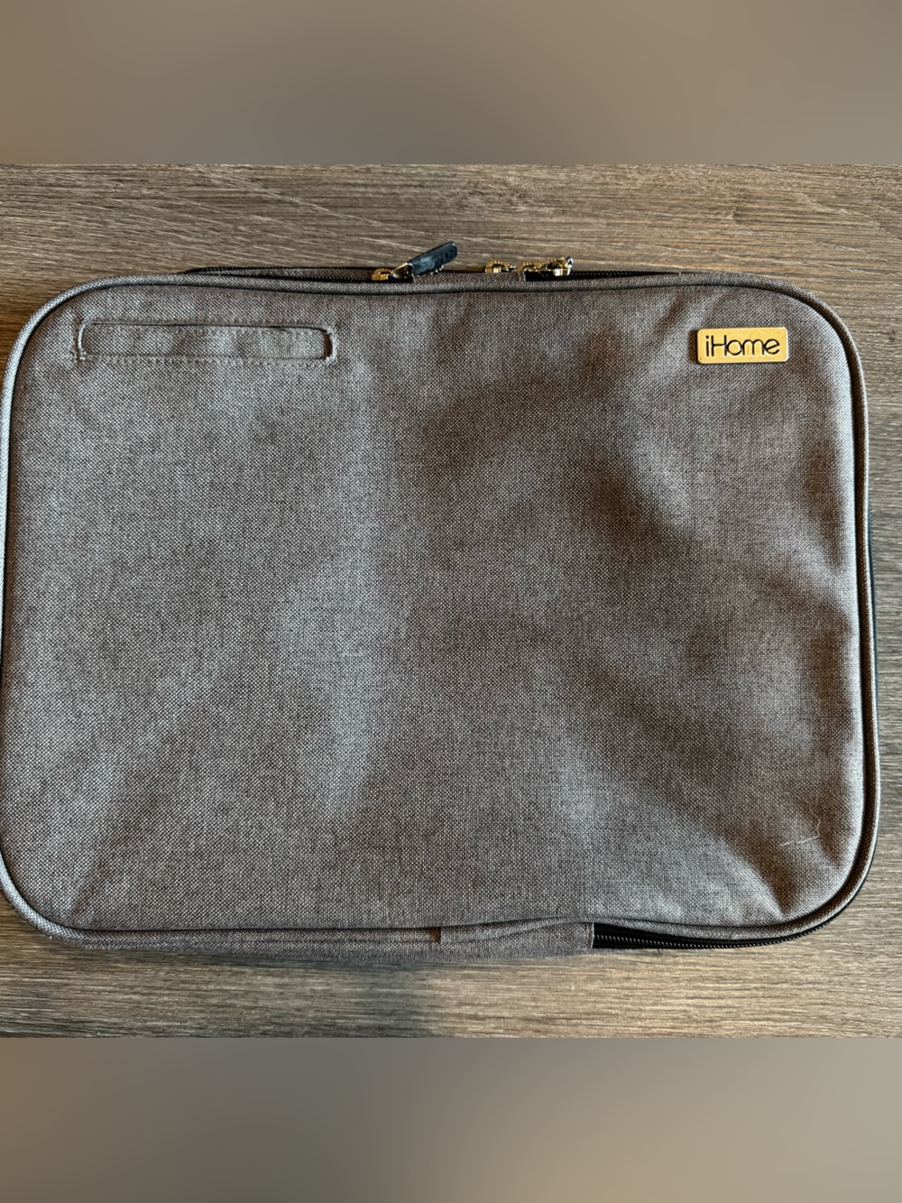 iHome Smart Brief Heathered Gray Laptop Bag / Tech Organizer Sleeve